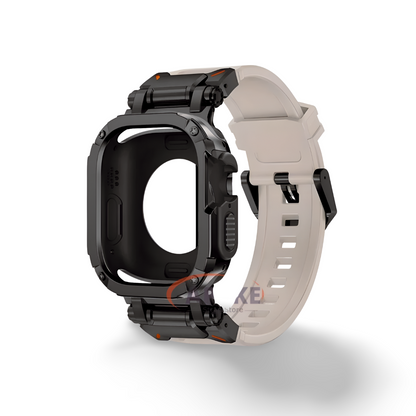 Apple Watch Band Rubber Band+Case 44/45/49 MM Series 9/8/7/6 Ultra 1/2