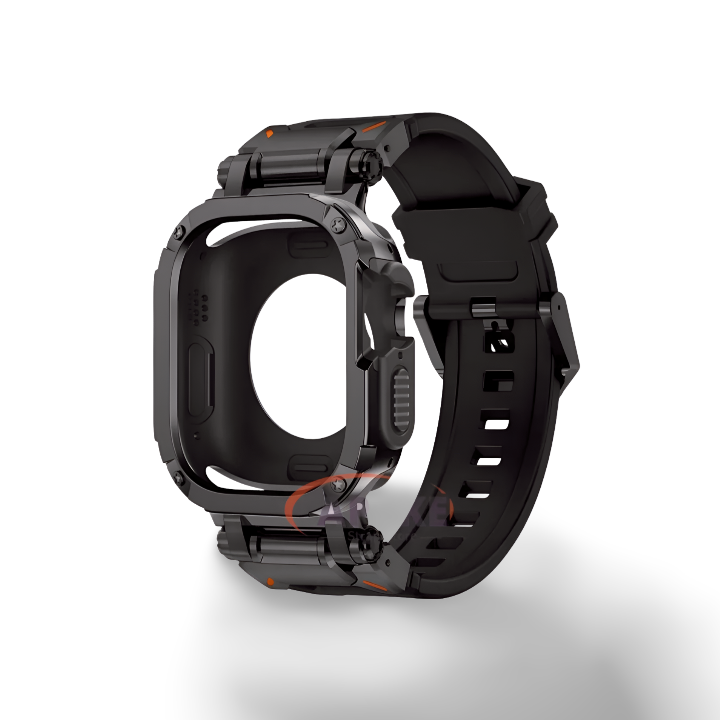 Apple Watch Band Rubber Band+Case 44/45/49 MM Series 9/8/7/6 Ultra 1/2