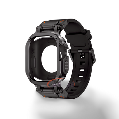 Apple Watch Band Rubber Band+Case 44/45/49 MM Series 9/8/7/6 Ultra 1/2