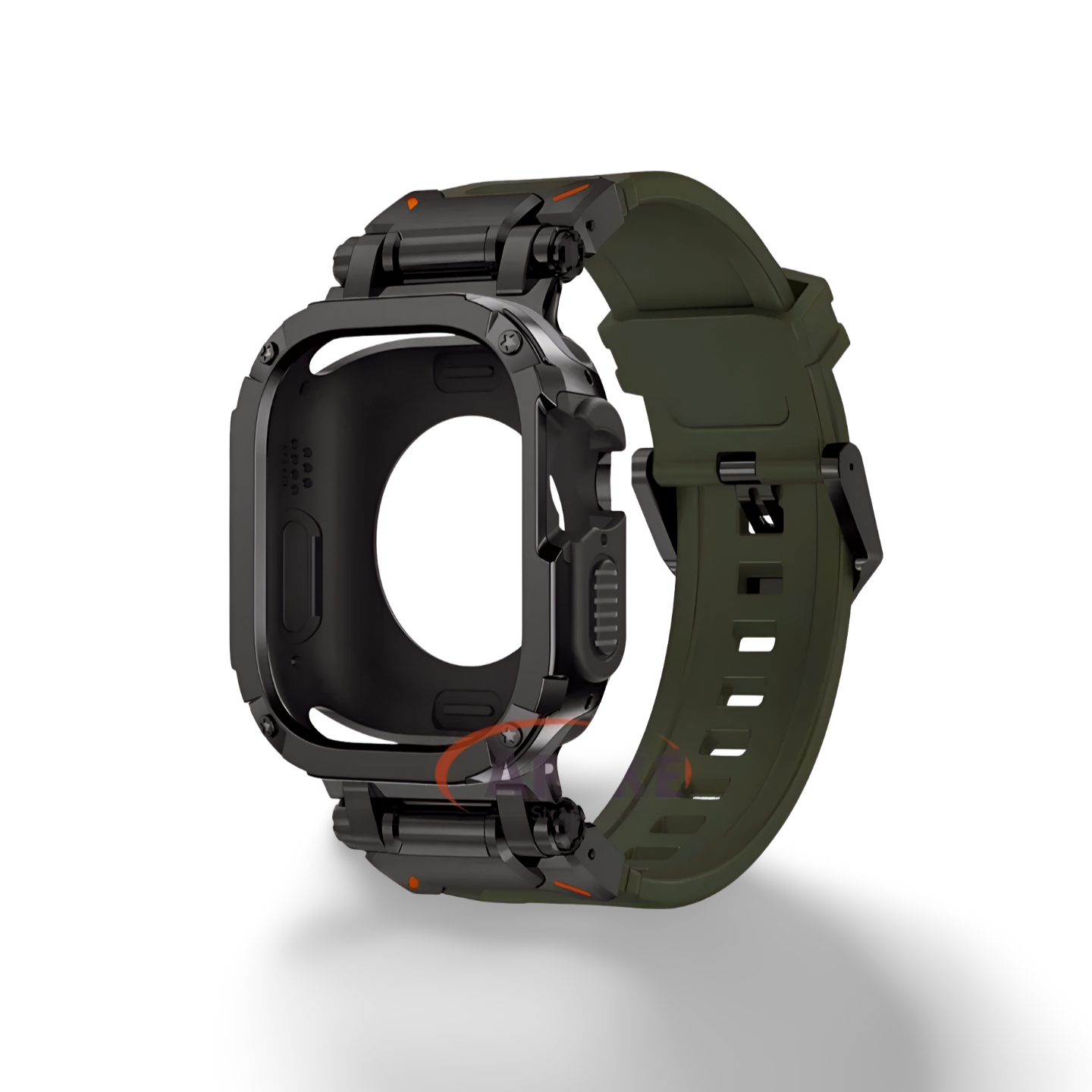 Apple Watch Band Rubber Band+Case 44/45/49 MM Series 9/8/7/6 Ultra 1/2