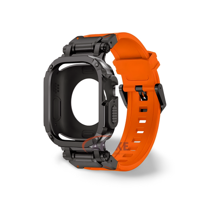 Apple Watch Band Rubber Band+Case 44/45/49 MM Series 9/8/7/6 Ultra 1/2