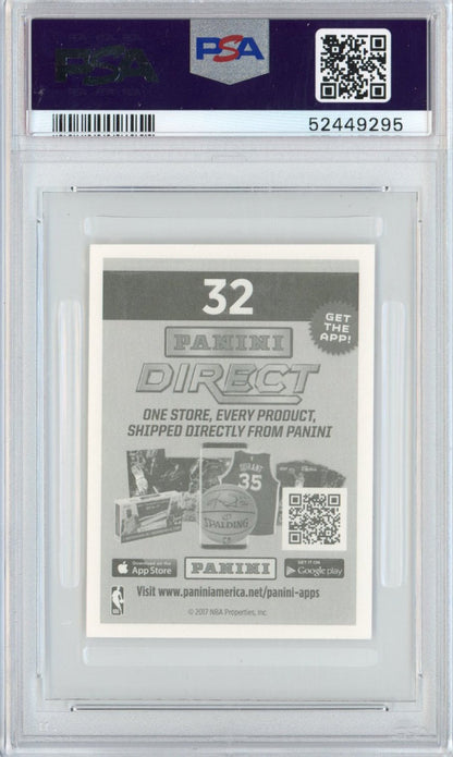 Graded 2017-18 Panini Stickers Jayson Tatum #32 Rookie RC Basketball Card PSA 10 Gem Mint