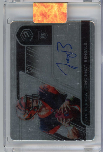 2020 Panini Elements Joe Burrow #119 Rookie Auto /55 Rookie RC Football Card