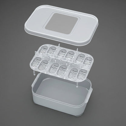 12-Slot Reptile Egg Incubation Tray & Box