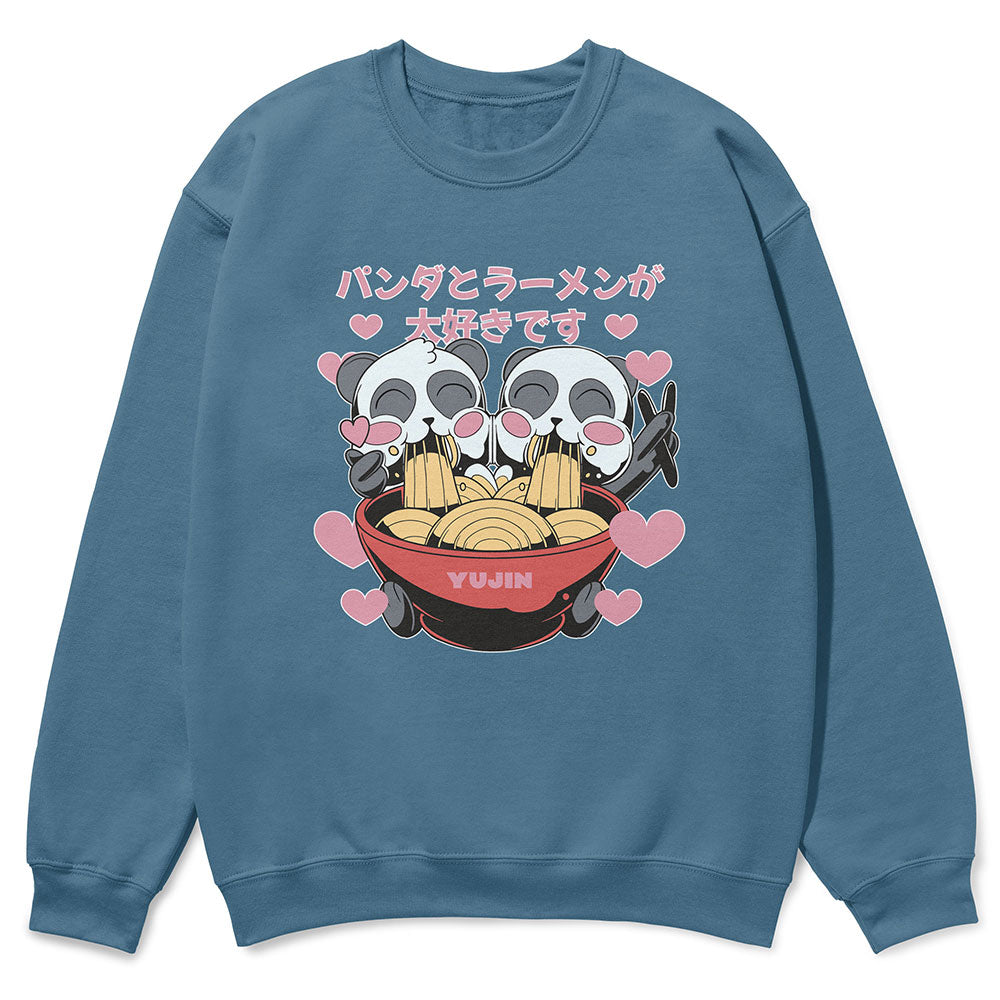 Cute Ramen Pandas Sweatshirt
