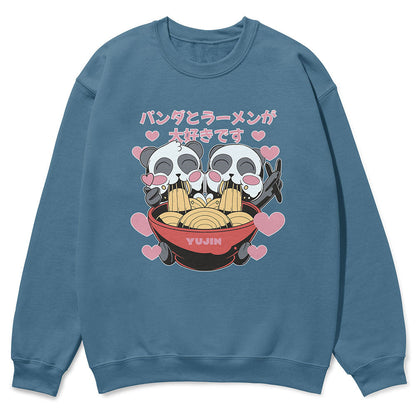 Cute Ramen Pandas Sweatshirt
