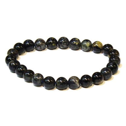 Iolite Round Bead Bracelet