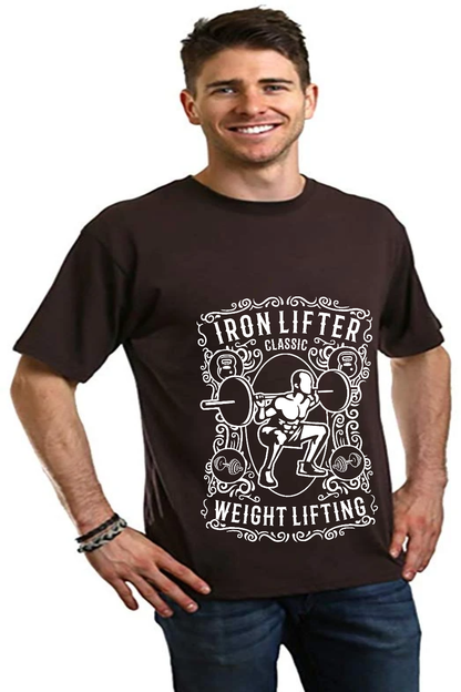 Iron Lifter Men's Bamboo Viscose/Organic Cotton Short Sleeve Graphic T-Shirt