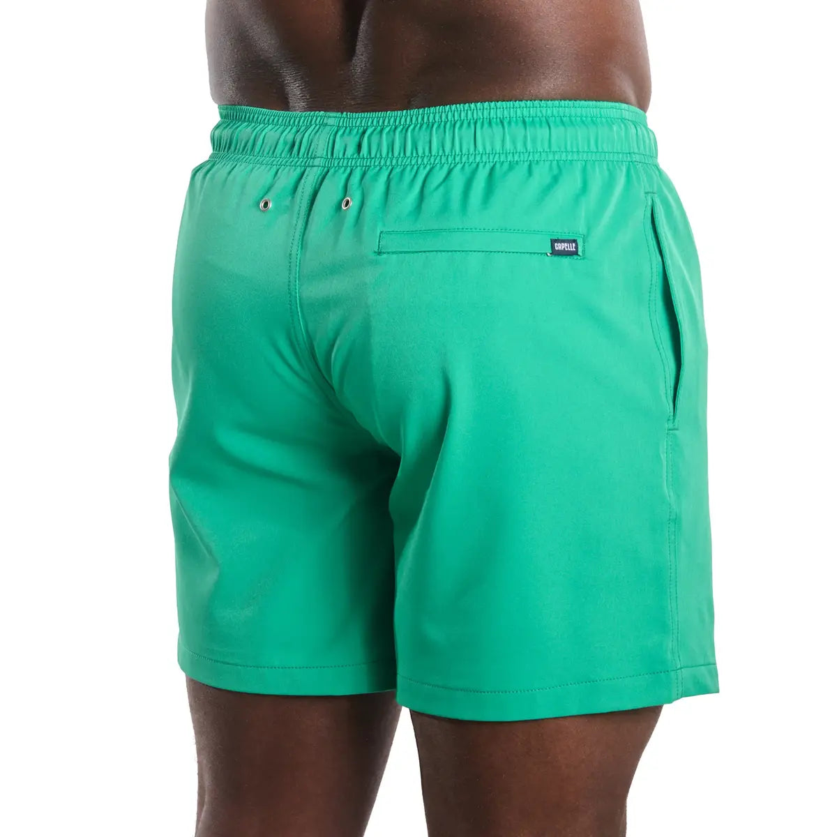 Island Green Hybrid Short, Compression Lined Swim and Resort Trunk