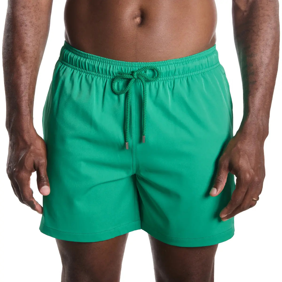 Island Green Hybrid Short, Compression Lined Swim and Resort Trunk