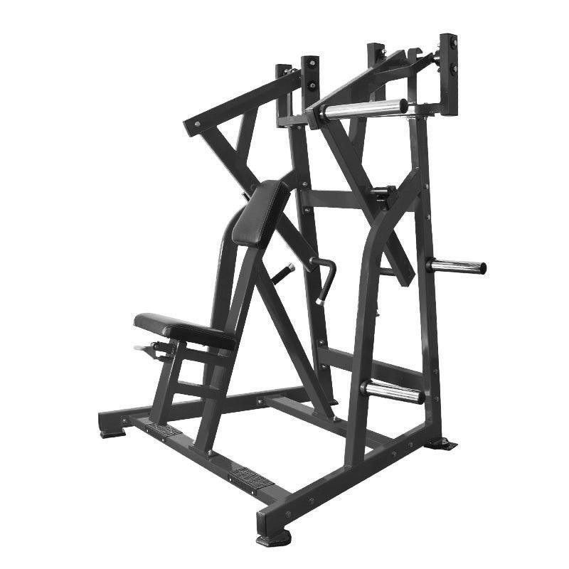 Excel Iso-Lateral Low Row - Muscle D Fitness - Plate Load Seated Row - Gas Shock Assisted Seat Adjustment - Weight Storage Pins