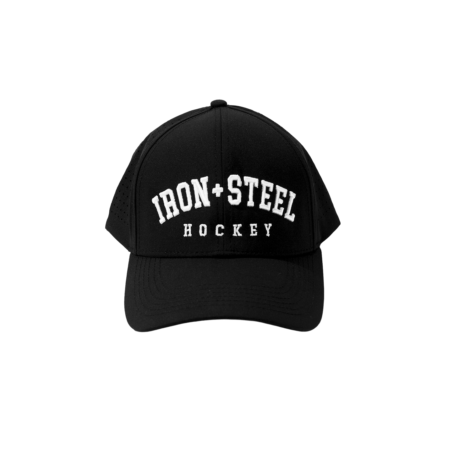 Iron+Steel Hockey Snapback Hat - Black