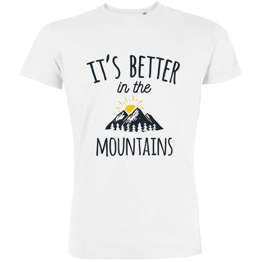 It's Better In The Mountains Men's Organic Tee