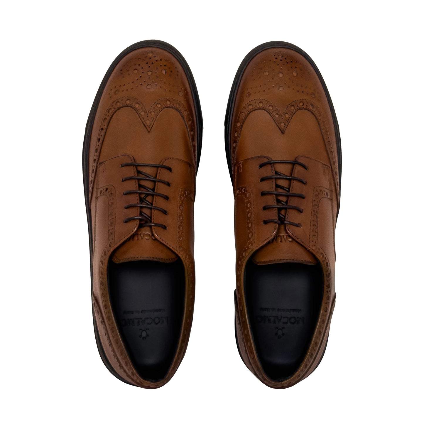 Men's Don Giovanni Wingtips - Cognac