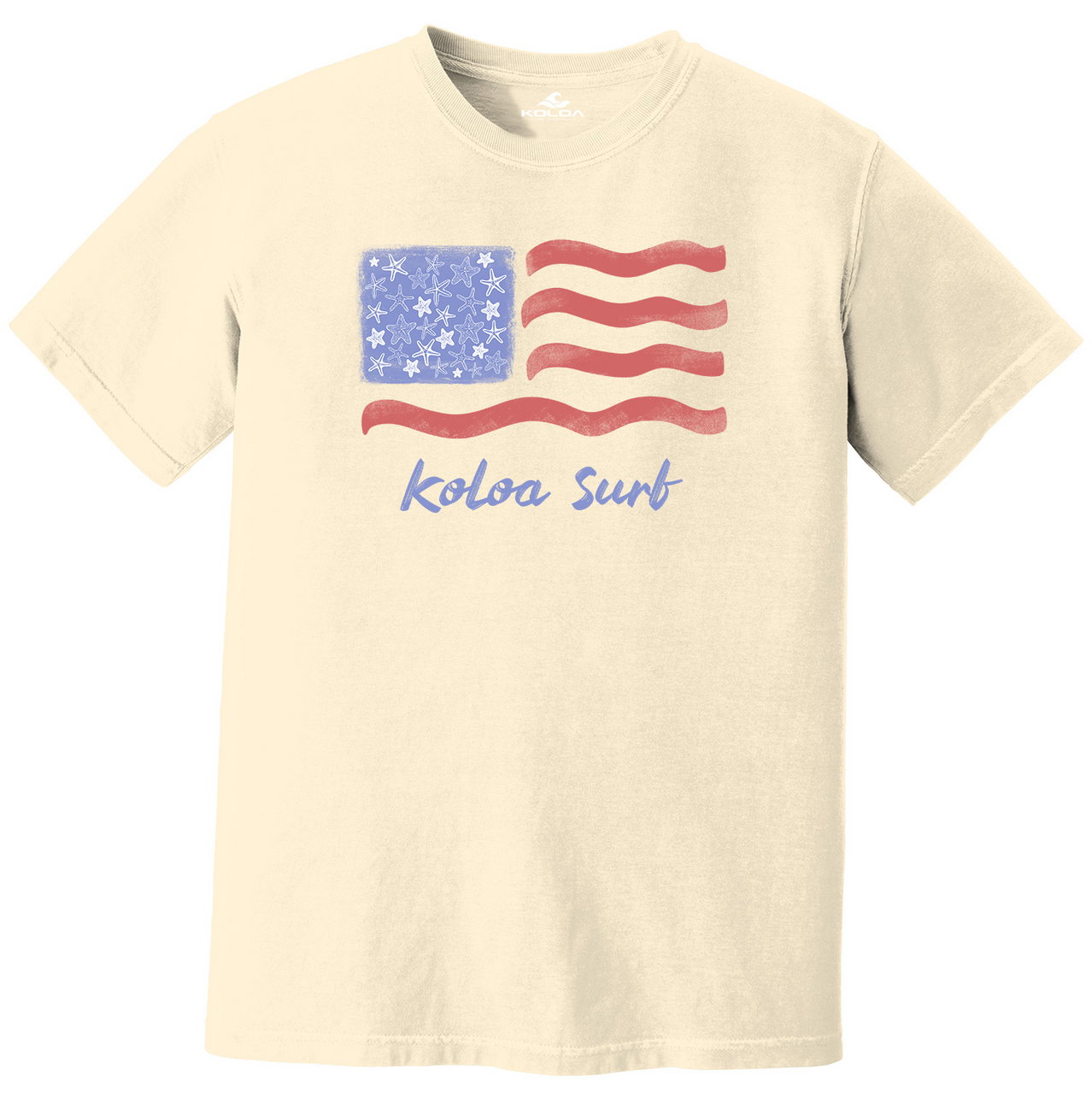 Koloa Starfish Flag Pigment Dyed T-Shirt