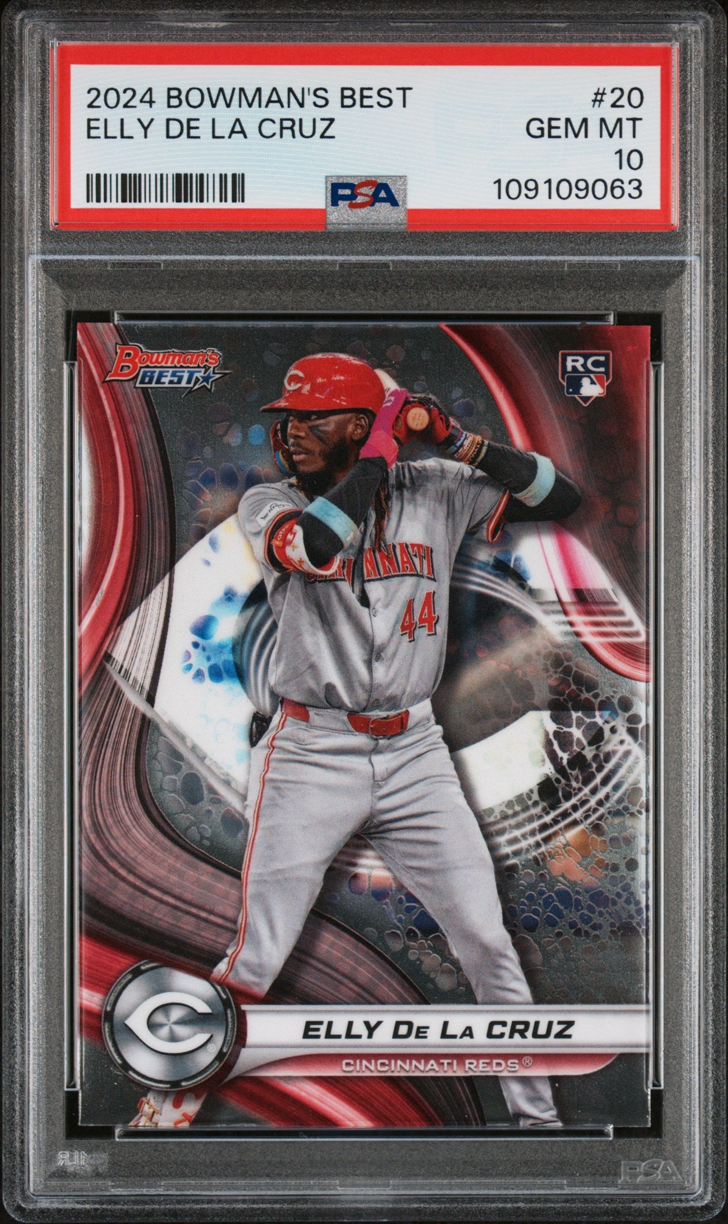 Graded 2024 Topps Bowmans Best Elly De La Cruz #20 Rookie RC Baseball Card PSA 10 Gem Mint