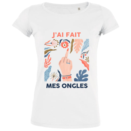 J'ai Fait Mes Ongles Women's Organic Tee
