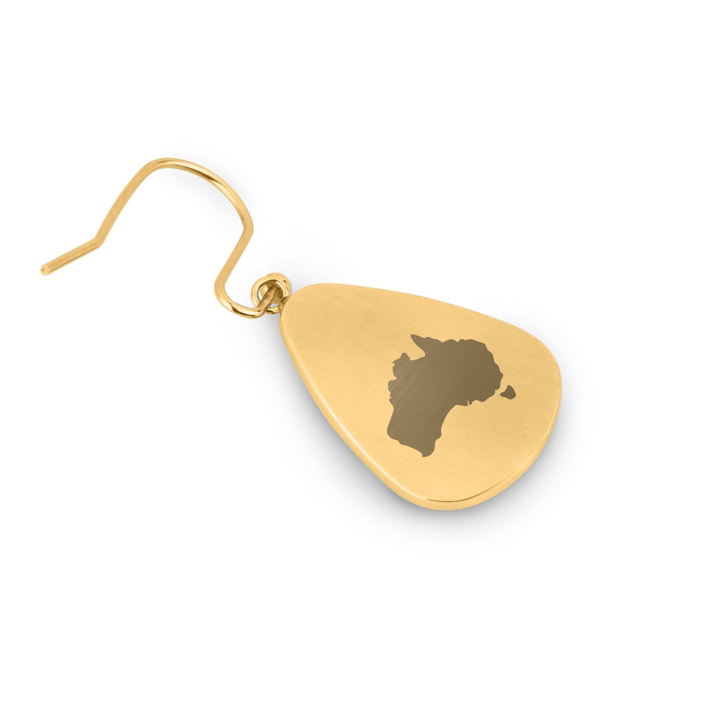 Jarrah Drop Earrings - Yellow Gold