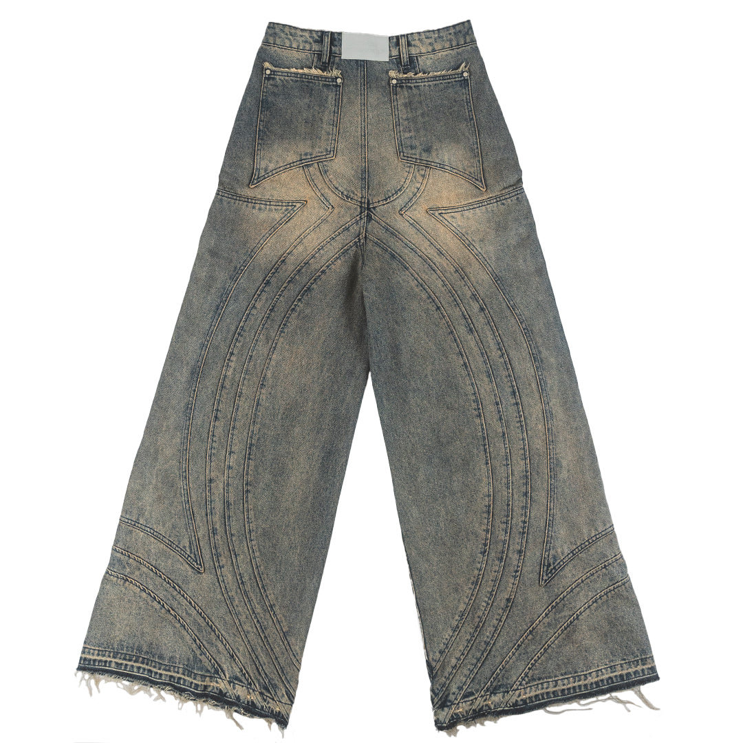 VZNARY "TWIST OF FATE" JEANS