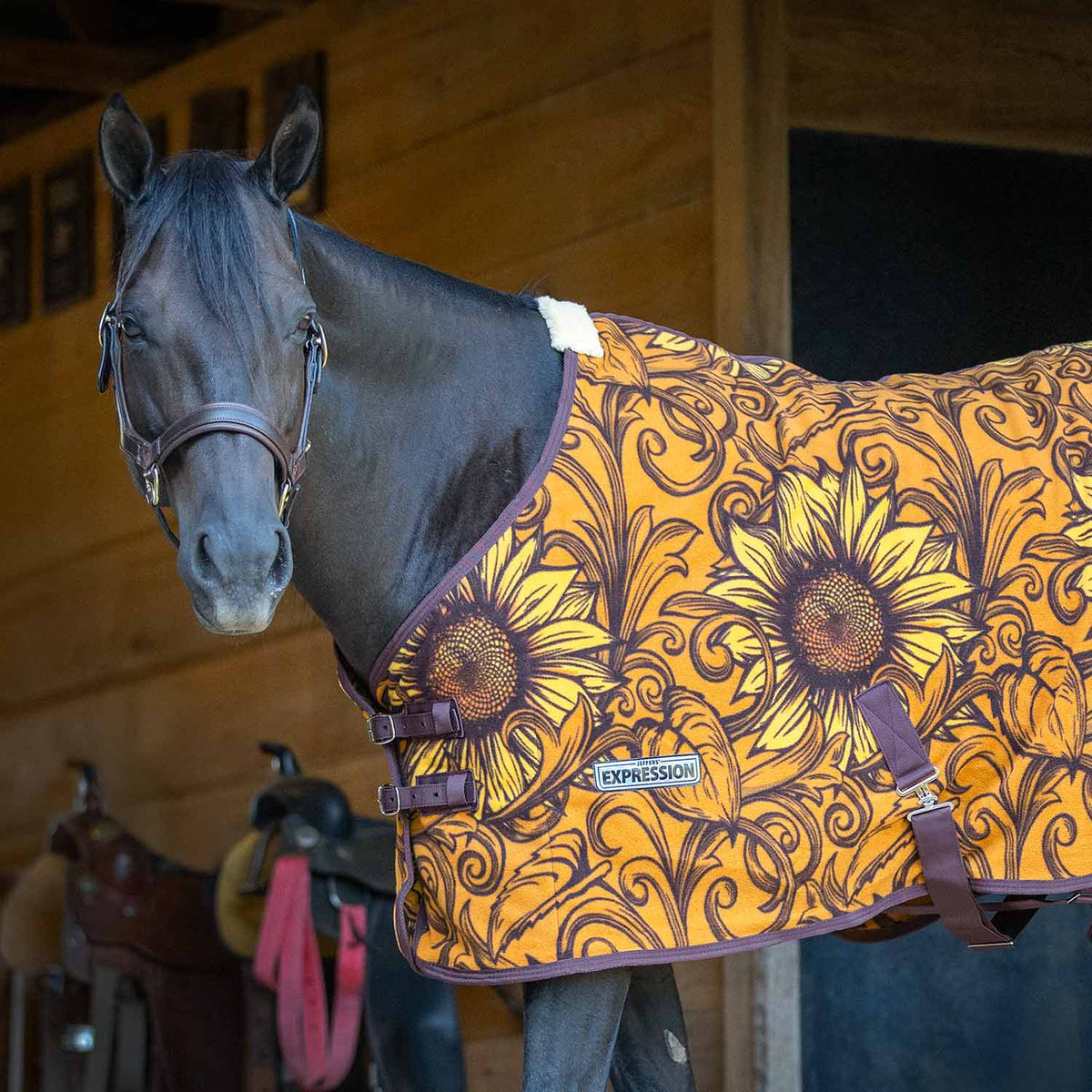 Jeffers Expression Standard Neck Fleece Horse Cooler