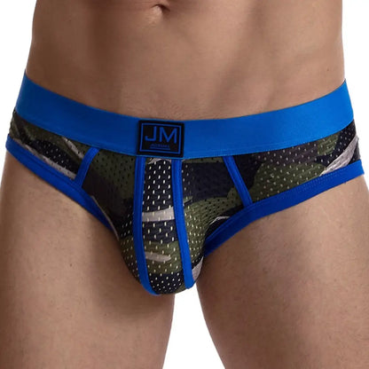 JOCKMAIL Fashion Camouflage Print Briefs