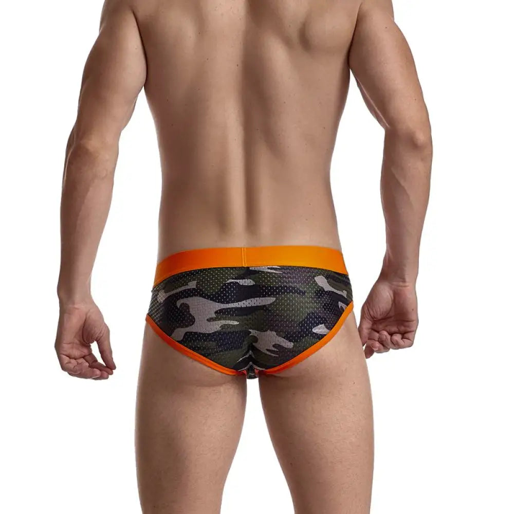 JOCKMAIL Fashion Camouflage Print Briefs