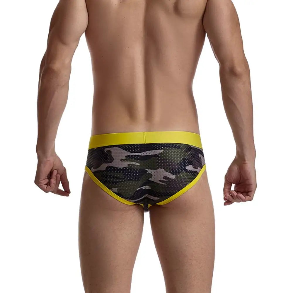 JOCKMAIL Fashion Camouflage Print Briefs