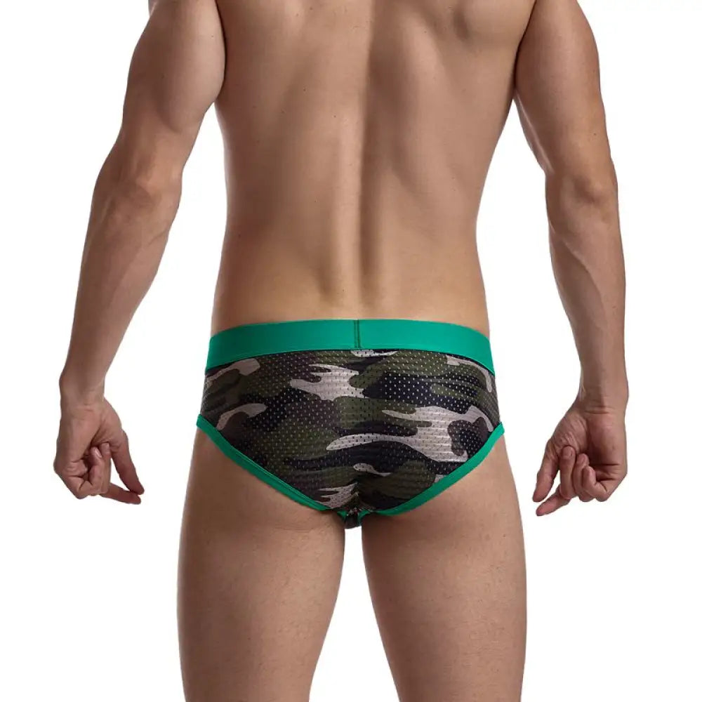 JOCKMAIL Fashion Camouflage Print Briefs