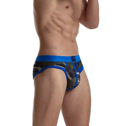 JOCKMAIL Fashion Camouflage Print Briefs