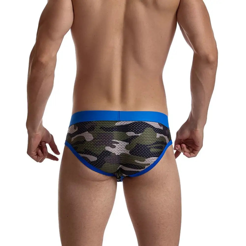 JOCKMAIL Fashion Camouflage Print Briefs