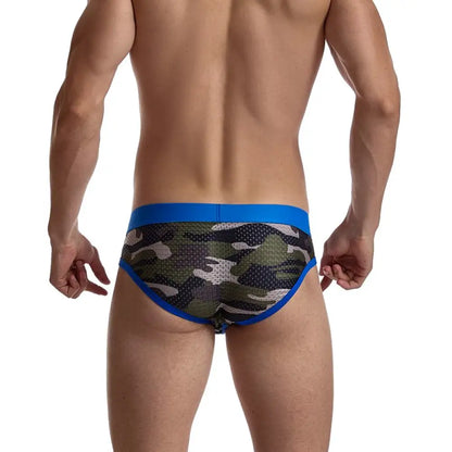 JOCKMAIL Fashion Camouflage Print Briefs