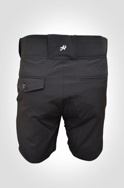 Honig's Black Shorts With Belt Loops