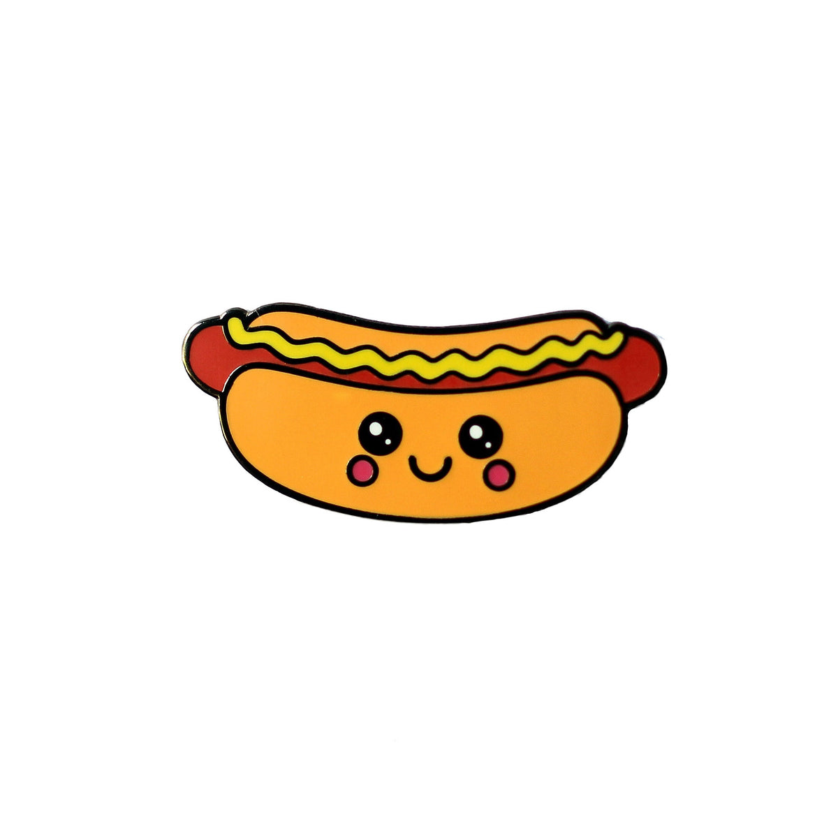 Hot Dog Pin - Super Kawaii Food Enamel Pin