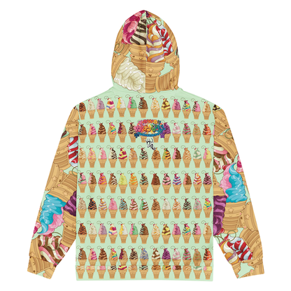 Kawaii Universe - Cute 100 Soft Serves Combinations Unisex Classic or Zip up Hoodie