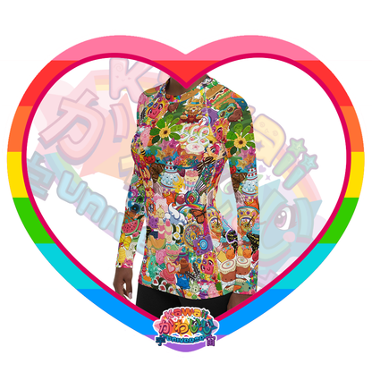 Kawaii Universe - Cute Neoverse Collection Ladies Rash Guard