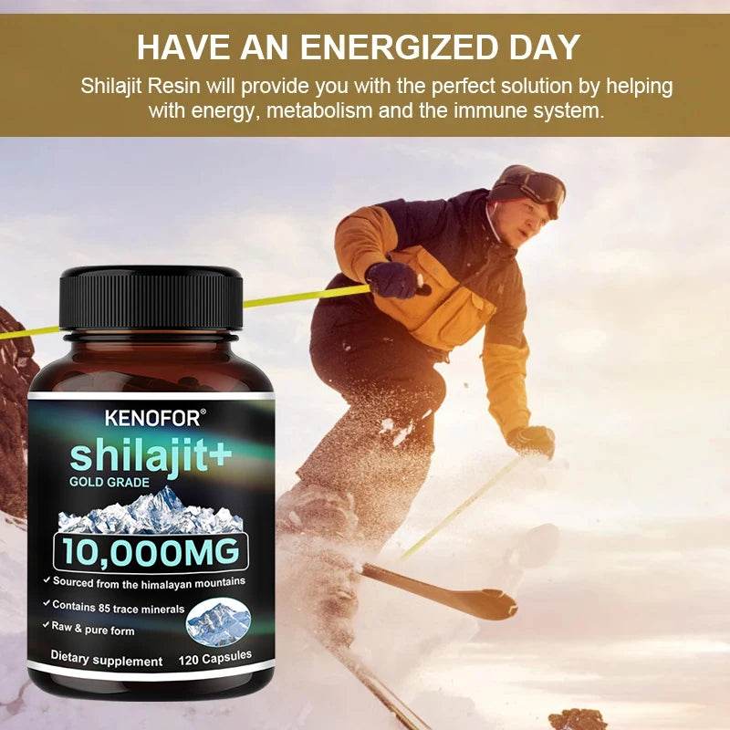 Himalaya Pure Shilajit Capsules – Enriched with Fulvic Acid & 85+ Trace Minerals