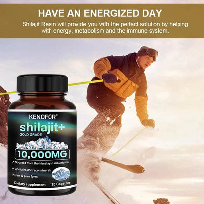 Himalaya Pure Shilajit Capsules – Enriched with Fulvic Acid & 85+ Trace Minerals