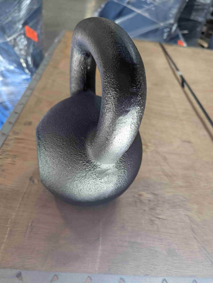 Kettlebell - Muscle D Fitness - Cast Iron - Heavy Duty (Kettlebell Only)