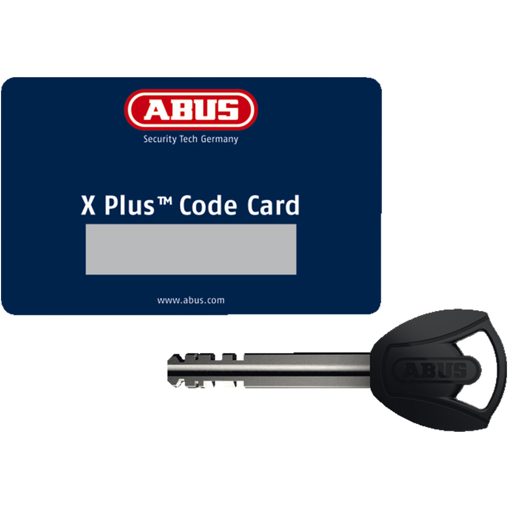 ABUS GOOSE LOCK 6206K/110 BK (3.7′) (95547)