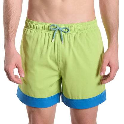 Key Lime Hybrid Short, Compression Lined Swim and Resort Trunk