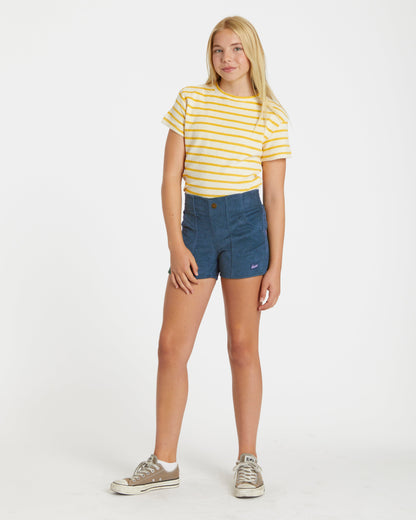 Kid's Terry Tee (Cream/Gold)