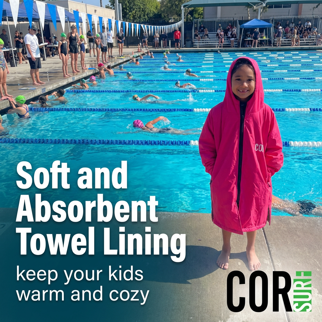 Waterproof Swim Parka (Pink)