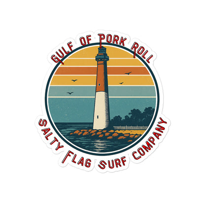 Gulf of Pork Roll stickers