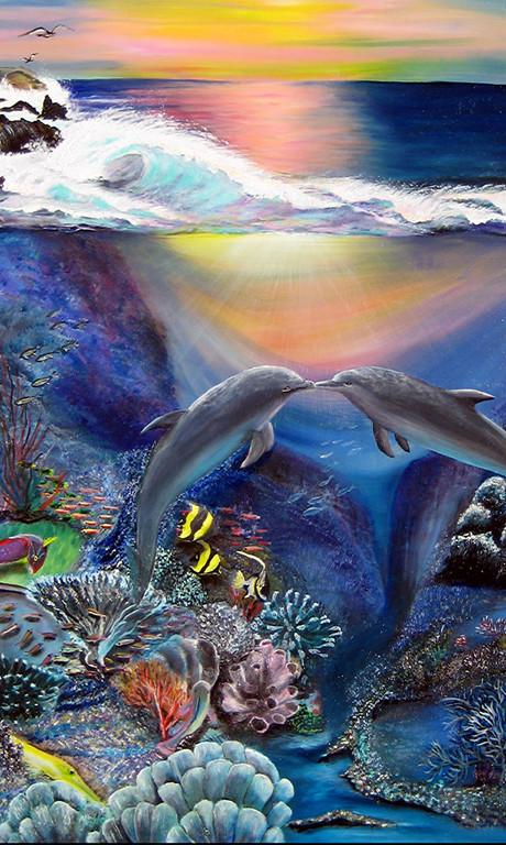 Deepa's Hawaii Underwater Images as Wall Hangings