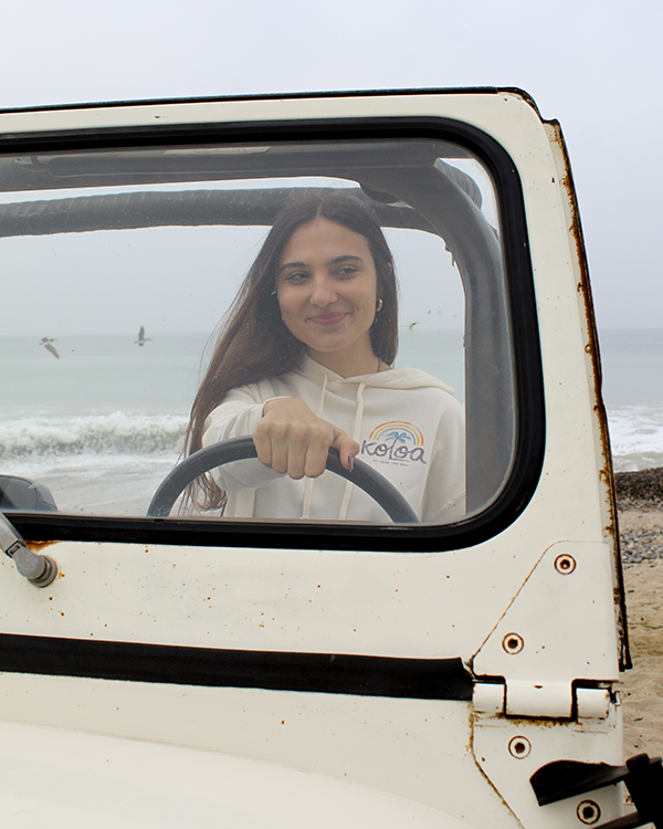 Koloa Wahi Kapu Cropped Hooded Sweatshirt