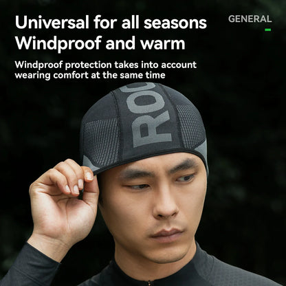 Knitted Cycling Cap for Under-Helmet Use Lightweight