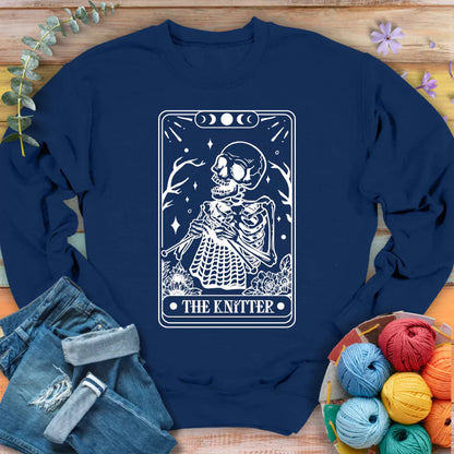 Knitter Tarot Card Sweatshirt