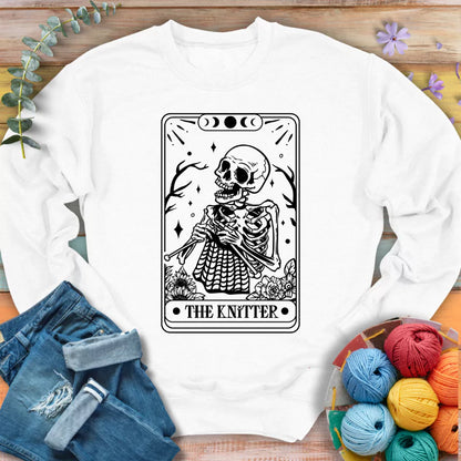 Knitter Tarot Card Sweatshirt