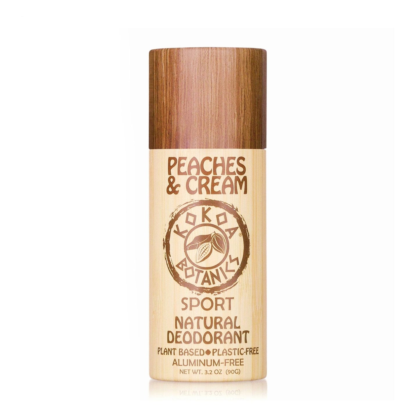 Peaches and Cream - Natural Deodorant - Organic - Aluminum-Free - Plastic-Free 3.2 oz