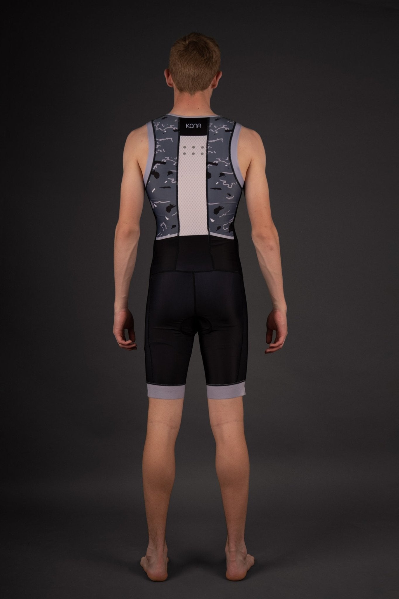 Kona Assault Men’s Triathlon Race Suit — Sleeveless Performance Tri Suit
